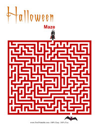 Halloween Maze Medium