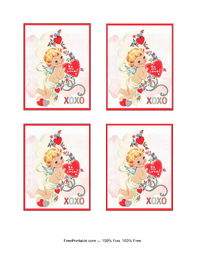 Vintage Cupid Valentines 