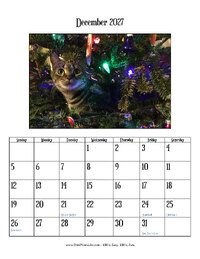 December 2027 Photo Calendar