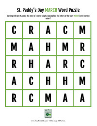 March Word Puzzle