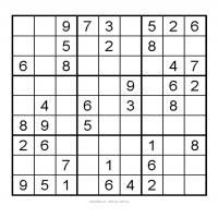 Sudoku puzzle 1 (Easy) - Free Printable Puzzles