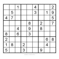 Free Printable Easy Sudoku with the Answer #2393