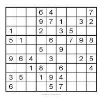 Free Printable Easy Sudoku with the Answer #33