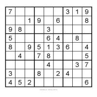 Free Printable Sudoku 3x3 D001