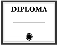 Blank Diploma