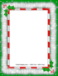 Christmas Tinsel Stationery