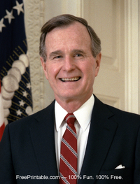 President George H W Bush