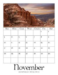 November 2024 Picture Calendar