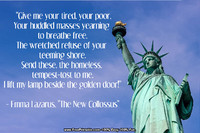 Lazarus Statue of Liberty Quotation