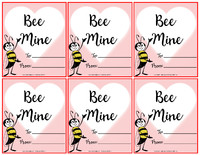 Bee Classroom Valentines