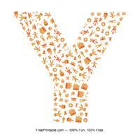 Y Gingerbread Letter