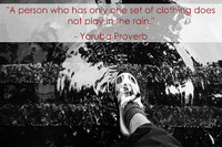 Yoruba Rain Proverb