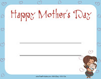 Happy Mom Certificate