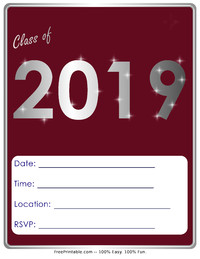 Class of 2019 Invitation