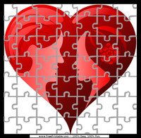 Hearts Couple Puzzle