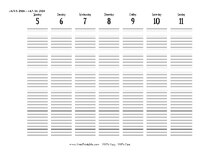 2026 Weekly Calendar 2