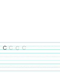 C Letter Penmanship Lower Case