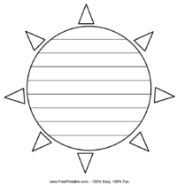 Sun Penmanship Paper