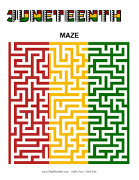 Juneteenth Maze Hard