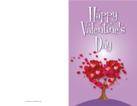 Heart Tree Valentine Card