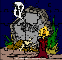 Halloween Cemetery Puzzle