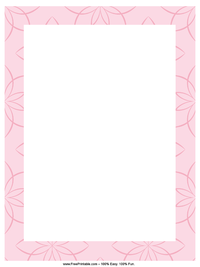 Pink Lotus Letterhead