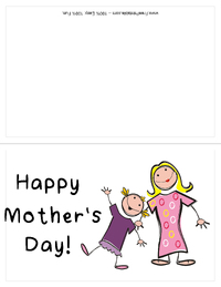 Mom Daughter Mothers Day Card