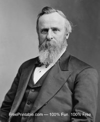 President Rutherford B Hayes