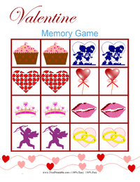 Valentine Memory Game 2