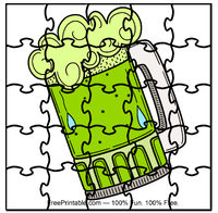Green Beer St Pats Puzzle