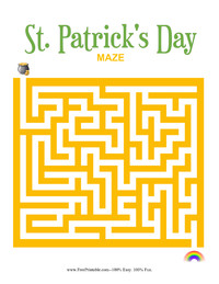 St. Patrick's Day Maze Beginner