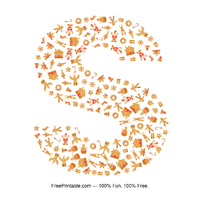 S Gingerbread Letter