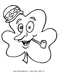 Shamrock with Pipe
