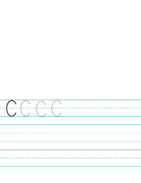 C Letter Penmanship