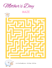 Mother's Day Maze
