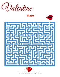 Valentine Maze Medium