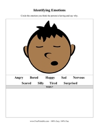 Identifying Emotions Tired