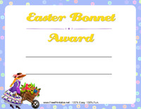 Easter Bonnet Award