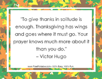 Thanksgiving Hugo
