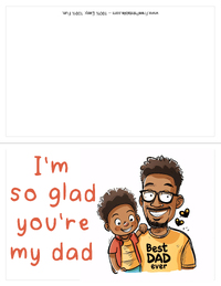 Best Dad Fathers Day Card