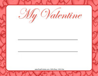 My Valentine Certificate