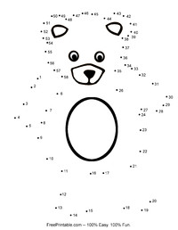 Teddy Bear Dot To Dot