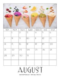 August 2022 Picture Calendar