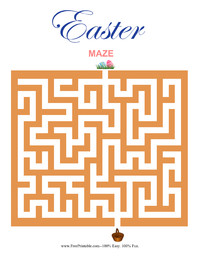 Easter Maze Beginner
