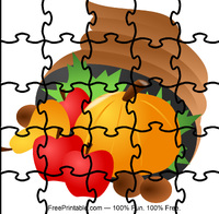 Thanksgiving Cornucopia Puzzle