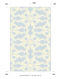 Blue Royal Bookmark