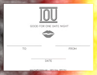 Date Night IOU