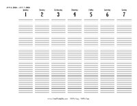 2026 Weekly Calendar 23
