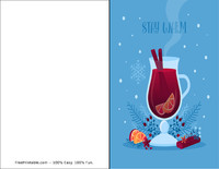 Stay Warm Christmas Card