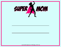 Super Mom Certificate